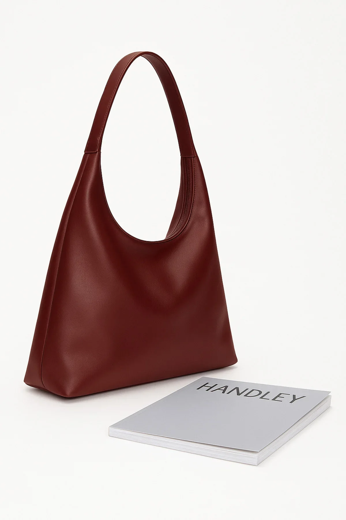 Elegant Shopper Suni Deri Omuz Çantası